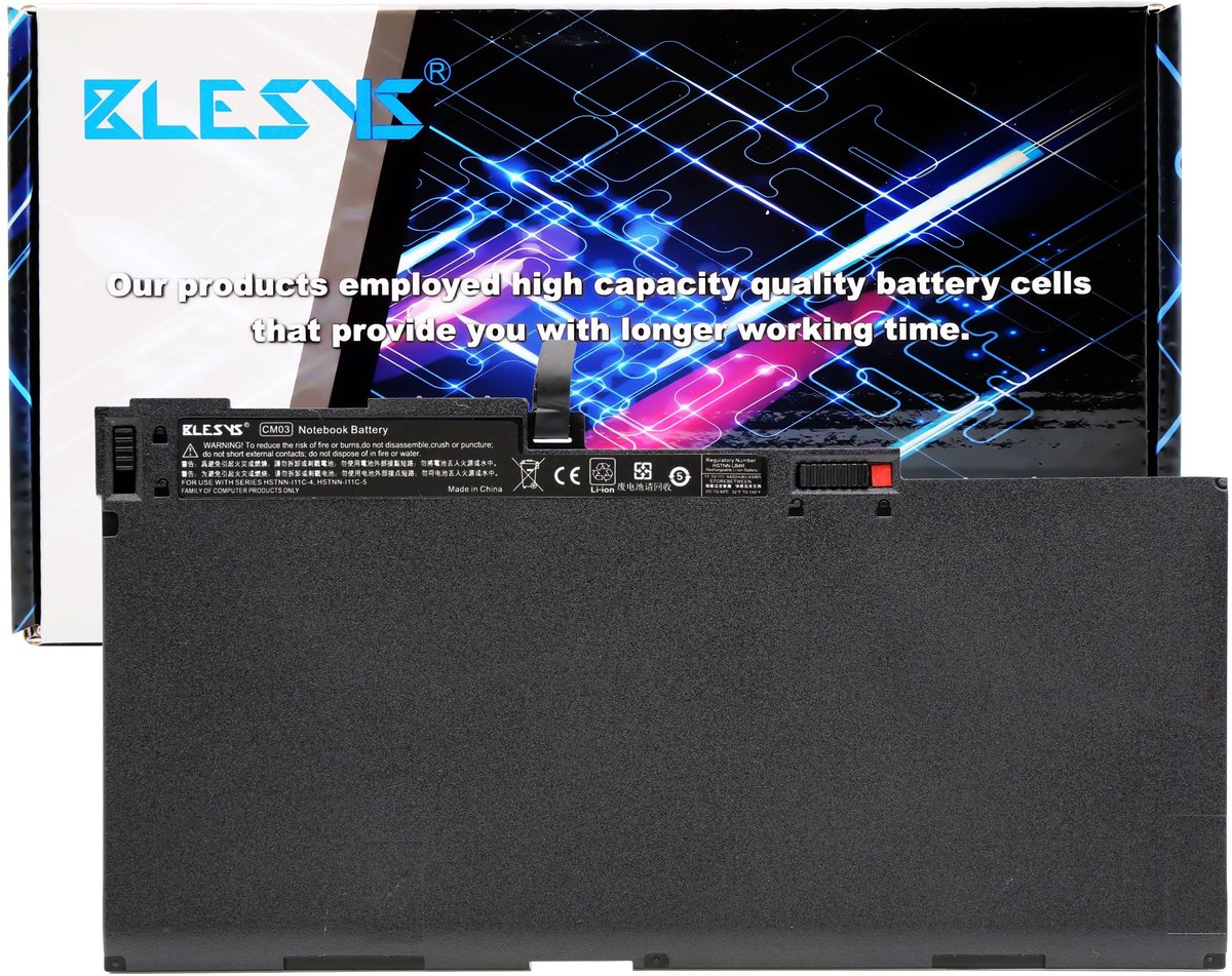 Elzusha - Vervangende Accu voor HP EliteBook 840 850 855 4500mAh