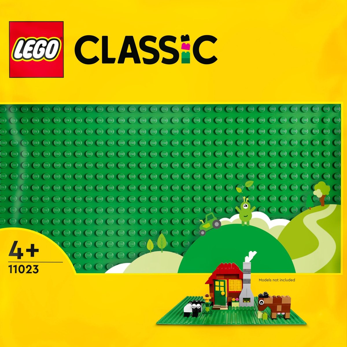 Elzusha - Classic Groene Bouwplaat 32x32 Studs