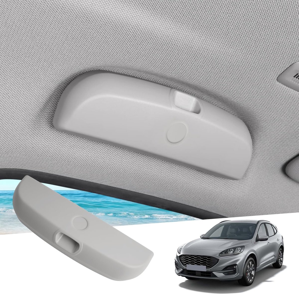 Elzusha - Zonnebrilhouder voor Ford Kuga 3 MK3 ST-Line