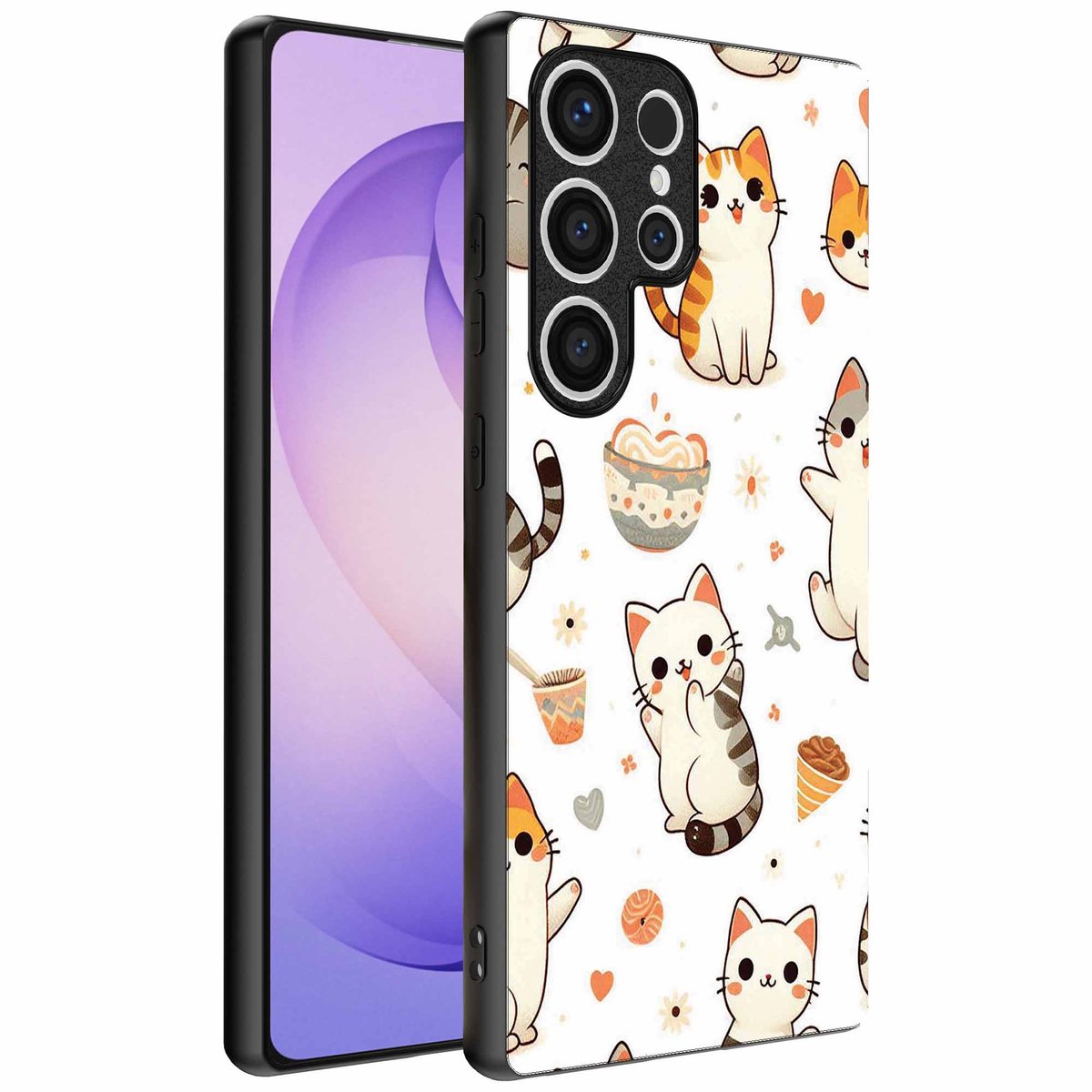 Geschikt voor Samsung Galaxy S26 Ultra Telefoonhoesje met katten opdruk - TPU backcover case cat design - Smartphonica geschikt voor Samsung Galaxy S26 Ultra