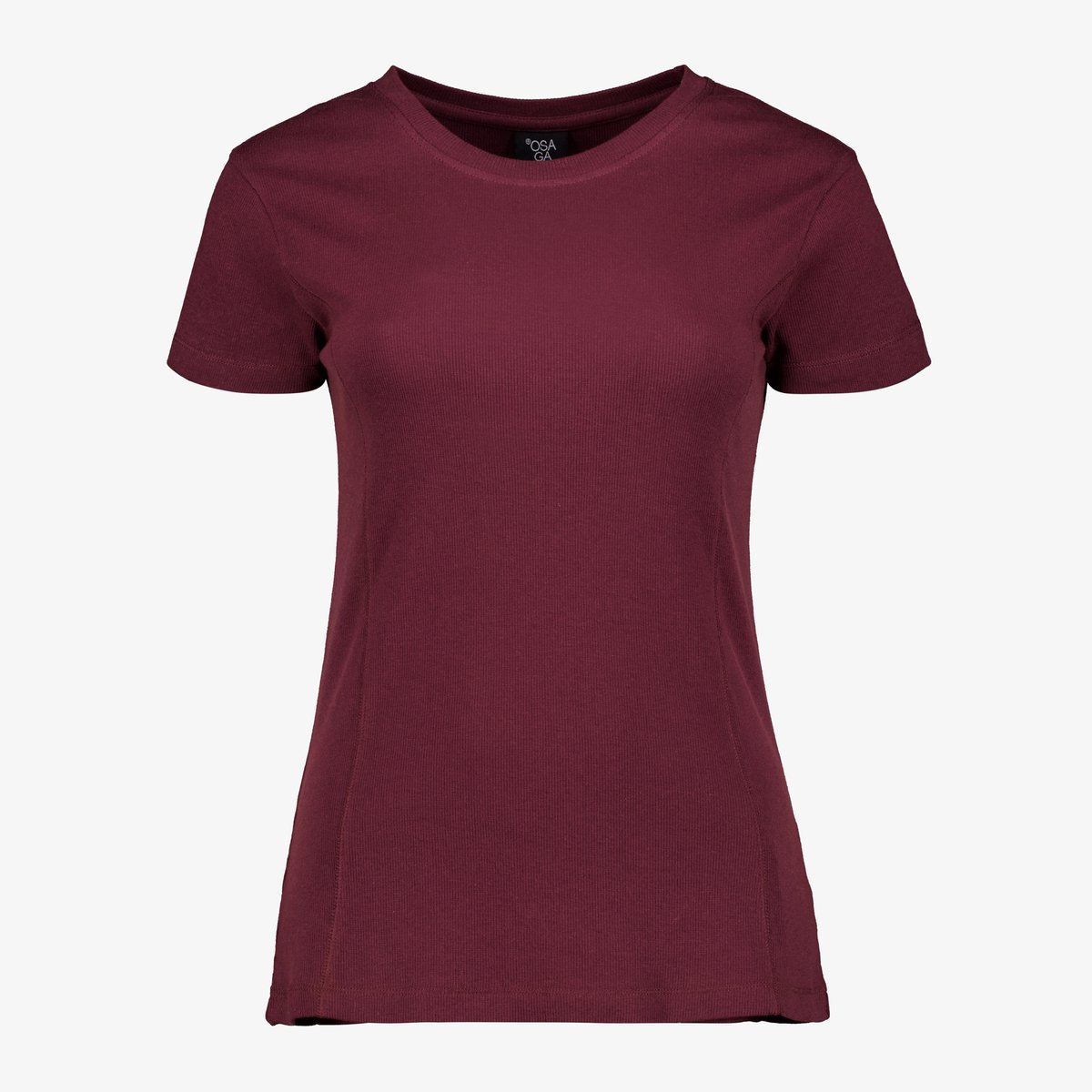 Osaga dames sport T-shirt bordeauxrood - Maat S