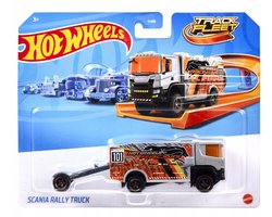 Hot Wheels Scania Rally Truck Transporter Speelgoed Vrachtwagen HXP25