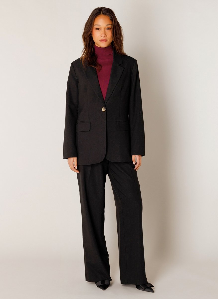 BASE LEVEL Yella Blazers - Black - maat 46