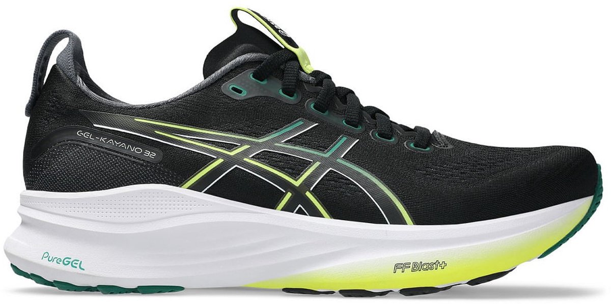 ASICS GEL KAYANO 32 Hardloopschoen /jaspergroen 46 5 Zwart