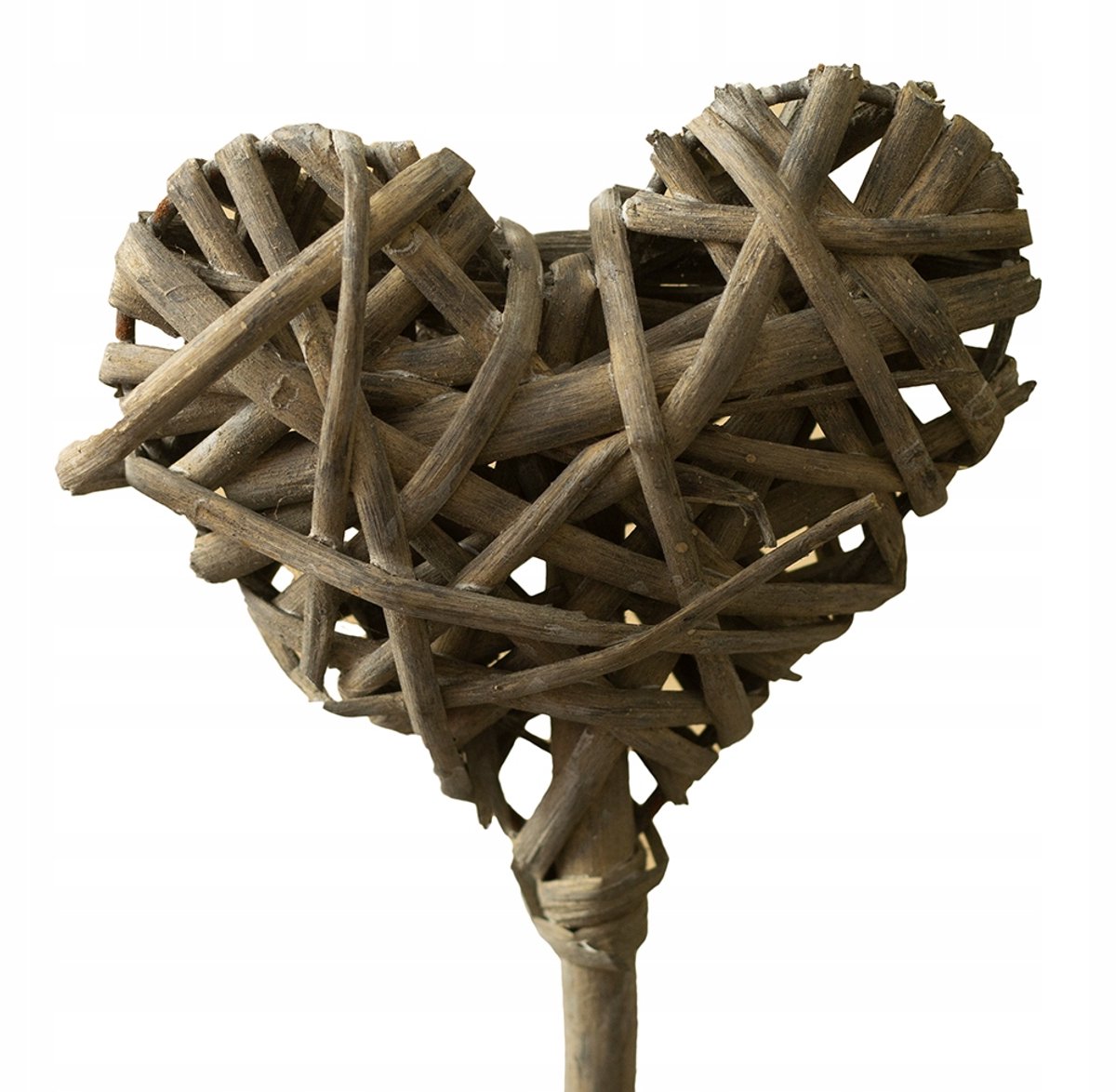 Houten Hart Decoratie voor Potten en Kransen