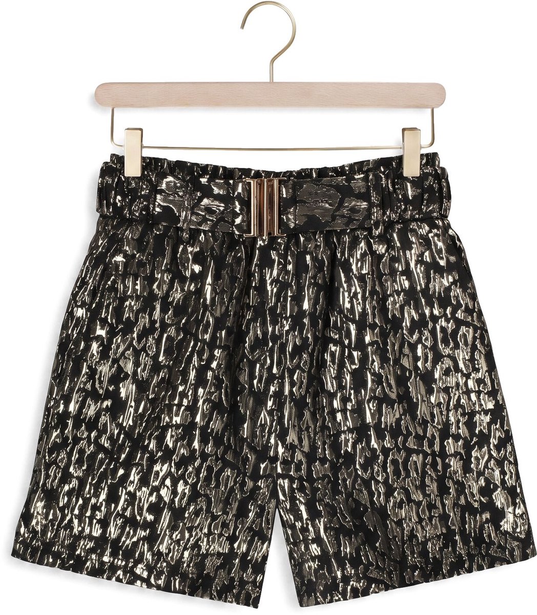 Ai&Ko Rikki Jacquard Pes 402 G Broeken Meisjes - Zwart - Maat 152