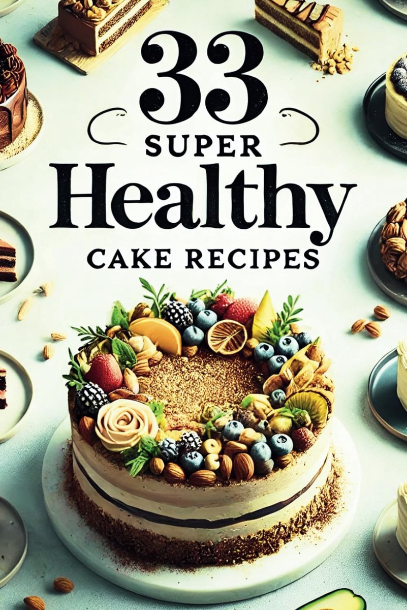 33 Super Healthy Cake Recipes: Guilt-Free, Nutrient-Packed Cakes for Every Occasion: Wholesome Desserts Made with - ShopVlot