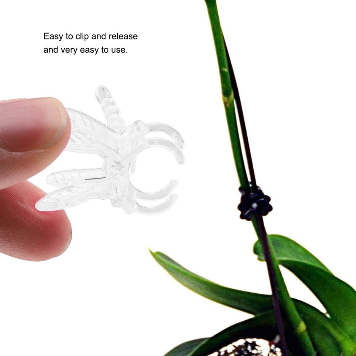 Stevige Plant Clips voor Ondersteuning van Klimplanten, Tomaten en Cucumber Stelen in de Tuin