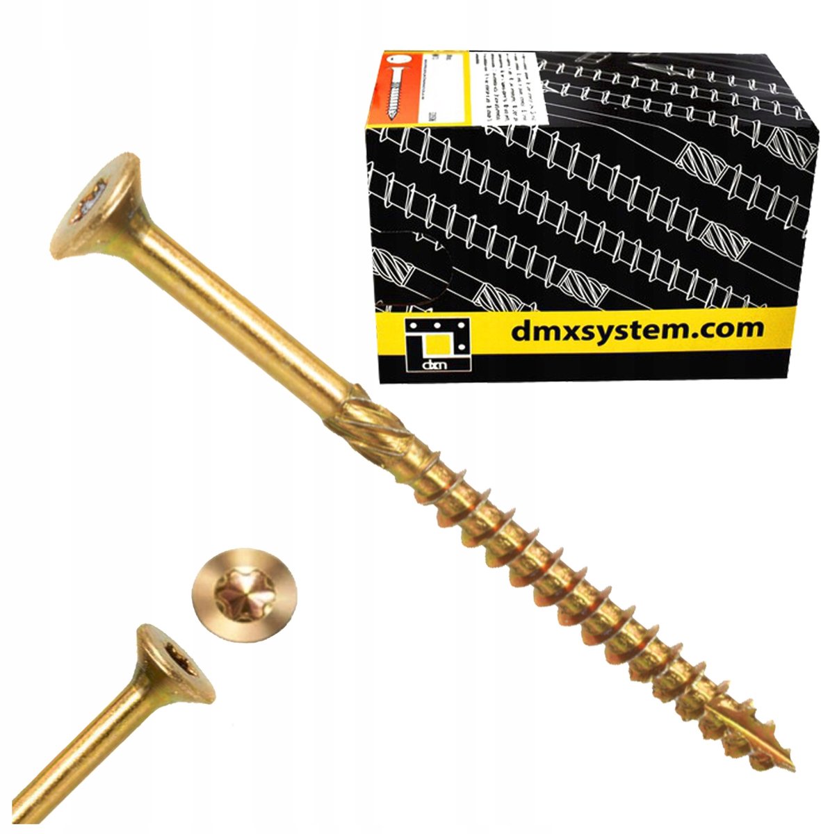 Domax Verbindingsschroeven 4.5x50mm Torx Verzinkt 200 Stuks