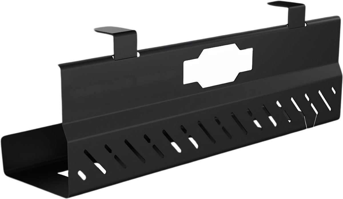 Lìon® Kabelgoot - Cable Management - Kabelgoot Bureau - Zwart - 43cm x 11cm x 1cm