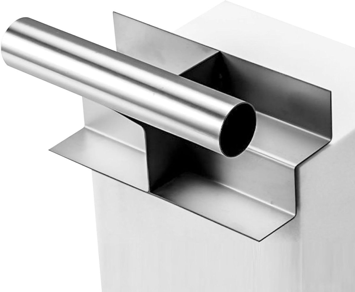 Betontroffel - Hoektroffel Spatel - Woningrenovatie - Dubbele Functie - 10 cm - Zilver