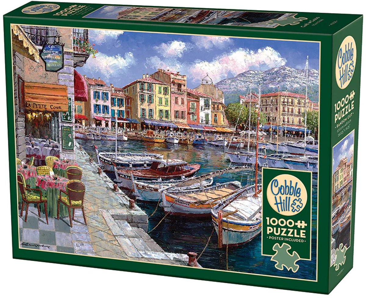 Merkloos Puzzel 1000 Stukjes: Koffie in Frankrijk