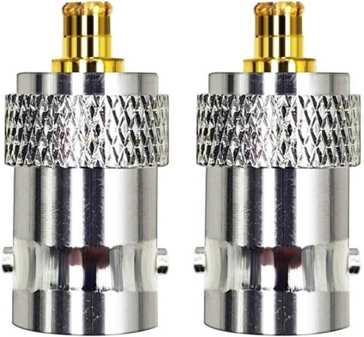 Oscilloscoop Adapter - Meetkabel Verloop - Signalen Meten - Snelle Kanaal Identificatie - 2 Stuks - Zilver