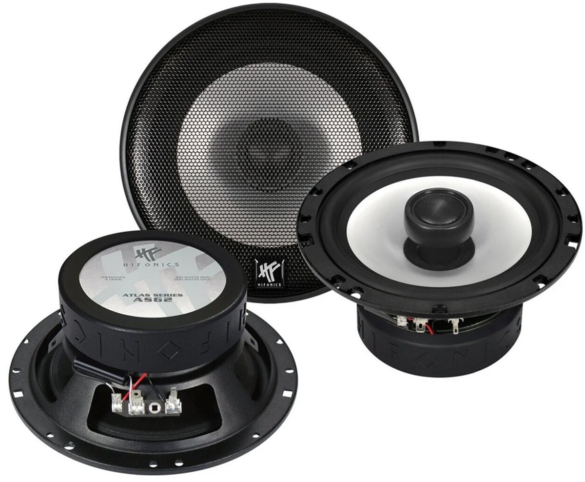 Hifonics Atlas AS62 luidspreker set 16,5 cm 100 watts RMS 4 ohms ( set van 2 speakers ) Auto speakers 6.5 inch