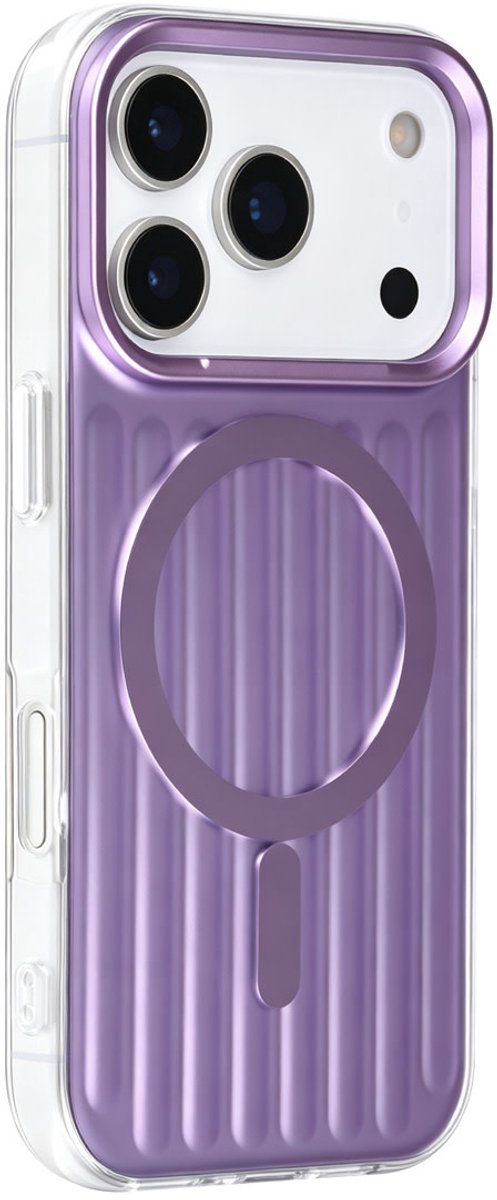 TUNIQ telefoonhoesje voor Apple iPhone 17 Pro - luggage IMD MagSafe - Paars