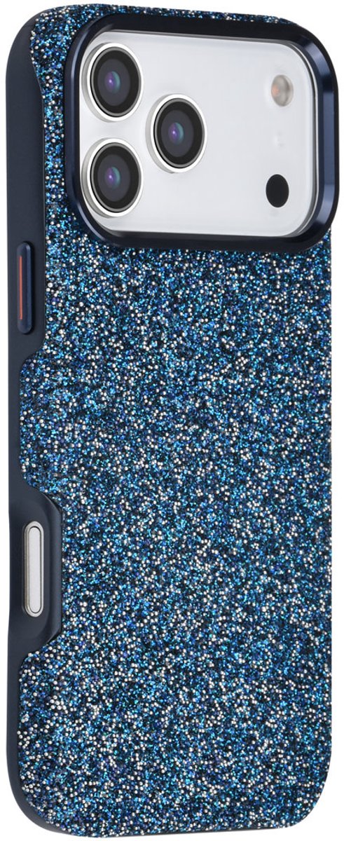 TUNIQ Backcover hoesje voor Apple iPhone 17 Pro Max - glitter - Blauw
