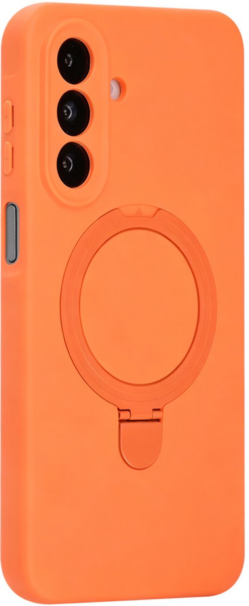 TUNIQ Backcover hoesje voor Samsung Galaxy A27 - magSafe met stand - Oranje