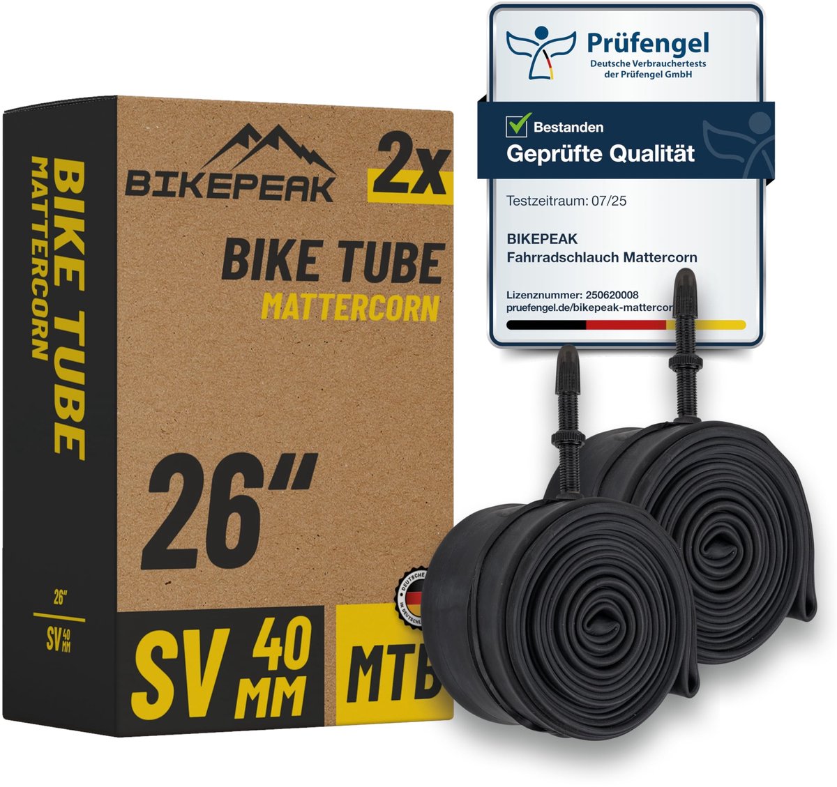 Elzusha - Set van 2 Binnenbanden 26 Inch met Franse Ventiel