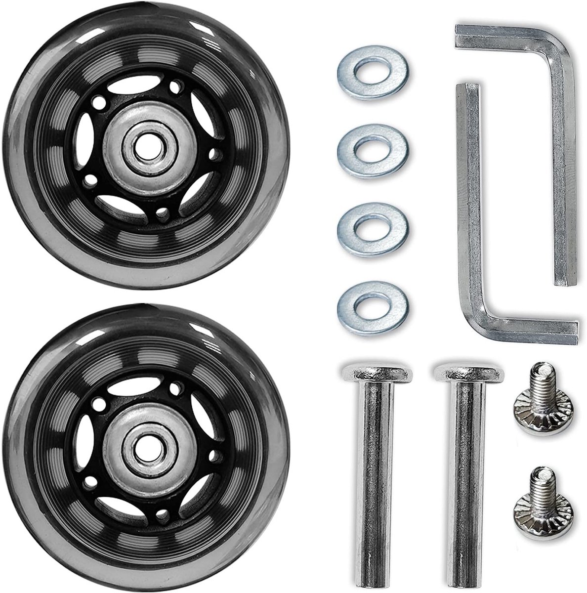 Elzusha - Deluxe Reparatieset voor Vervangwielen met 68mm As