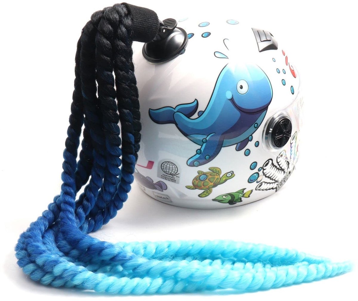 Elzusha - Accessoire voor Fietshelm met Ponytail Ontwerp
