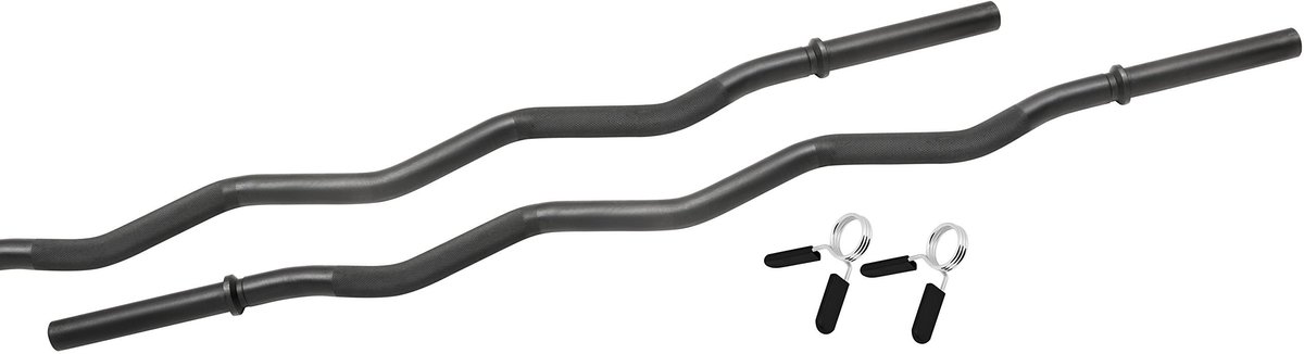 Elzusha - SZ Halterstang 120 cm met Schroefdraad voor Krachttraining