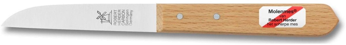 Elzusha - Windmolenmes Carbon met Beuken Handvat 8,5 cm
