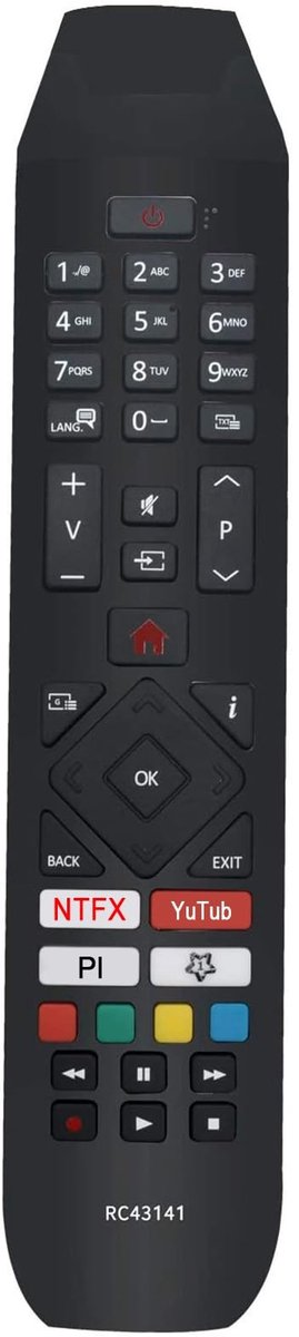 Elzusha - Vervangende Afstandsbediening voor Hitachi Smart TV