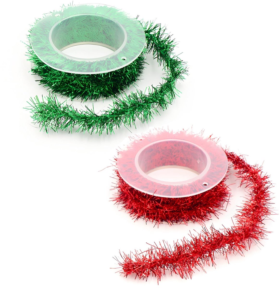 Elzusha - Mini Kerst Garland - 2 Rollen van 1.5 m - Metaal