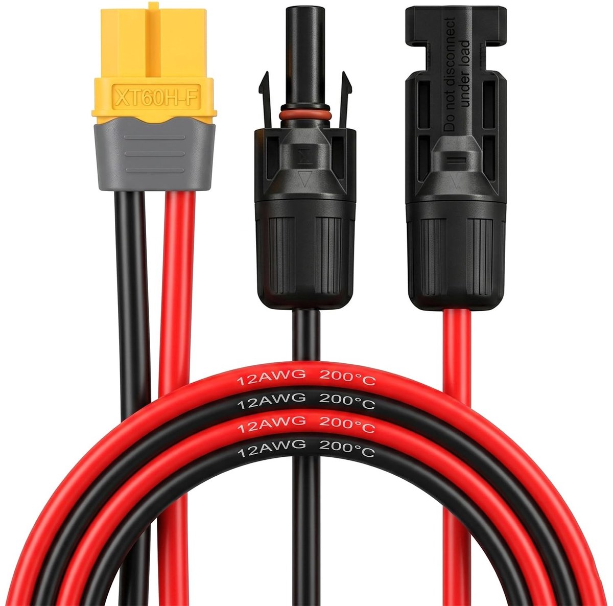Elzusha - Zonnepaneel Adapterkabel XT60 met 12AWG Dikte