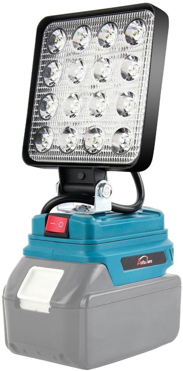 Elzusha - Draadloze LED Werklamp 48W met 3200 Lumen