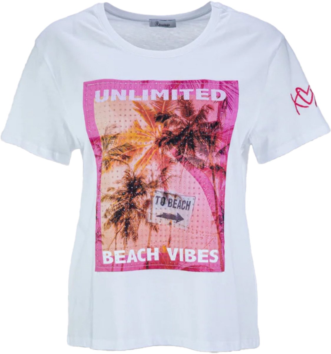 Princess goes Hollywood - t-shirt beach vibes - maat 36