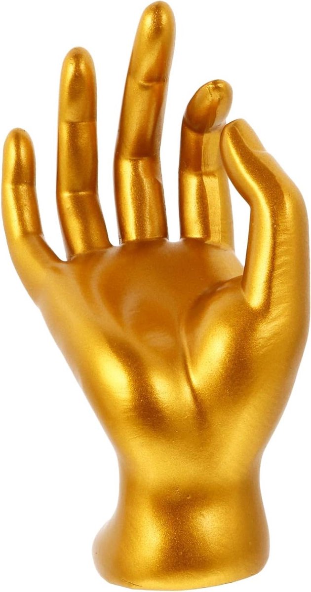 Sieraden Displayhouder - Handvorm Organisator - Sieraden Presenteren - Uniek Houdersysteem - 105 Grams - Gouden
