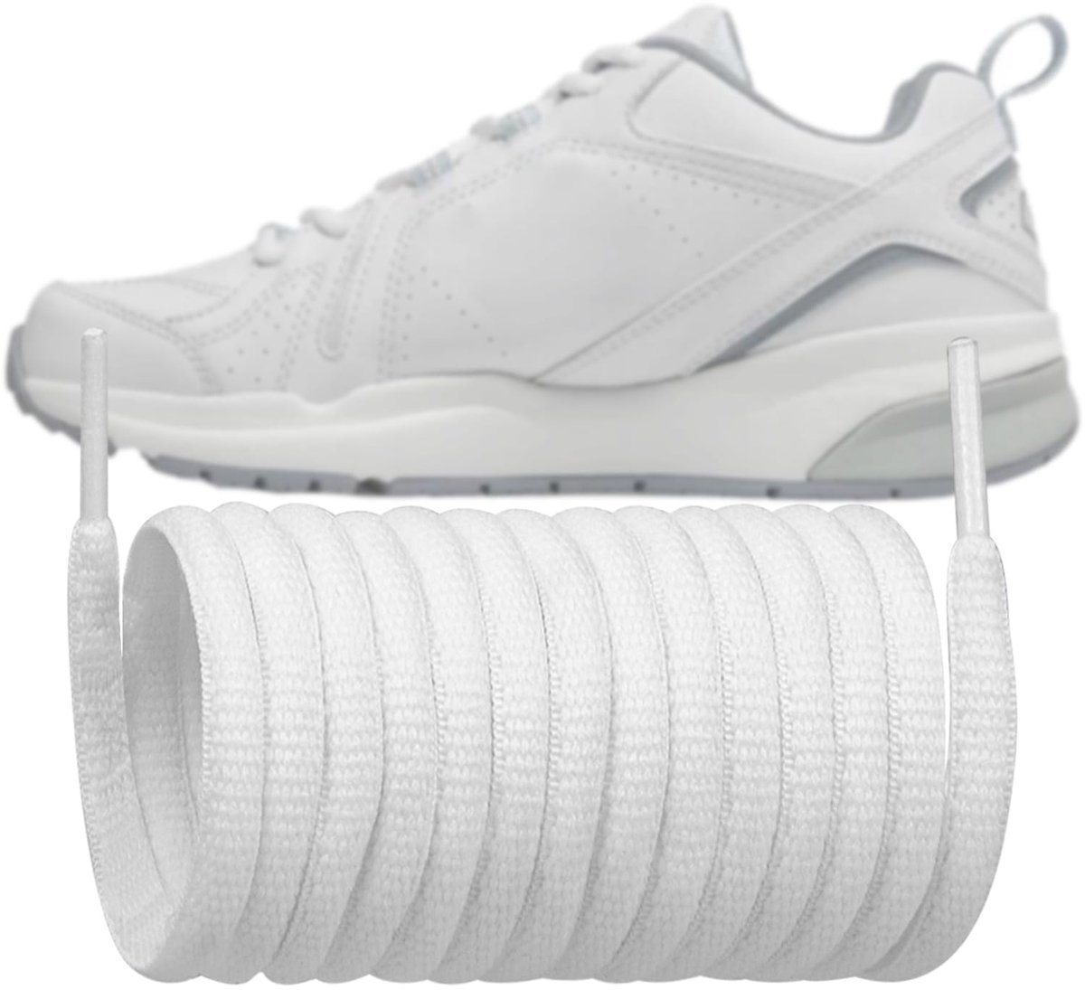 Elzusha - Vervangende Ovalen Schoenveters voor Sneakers