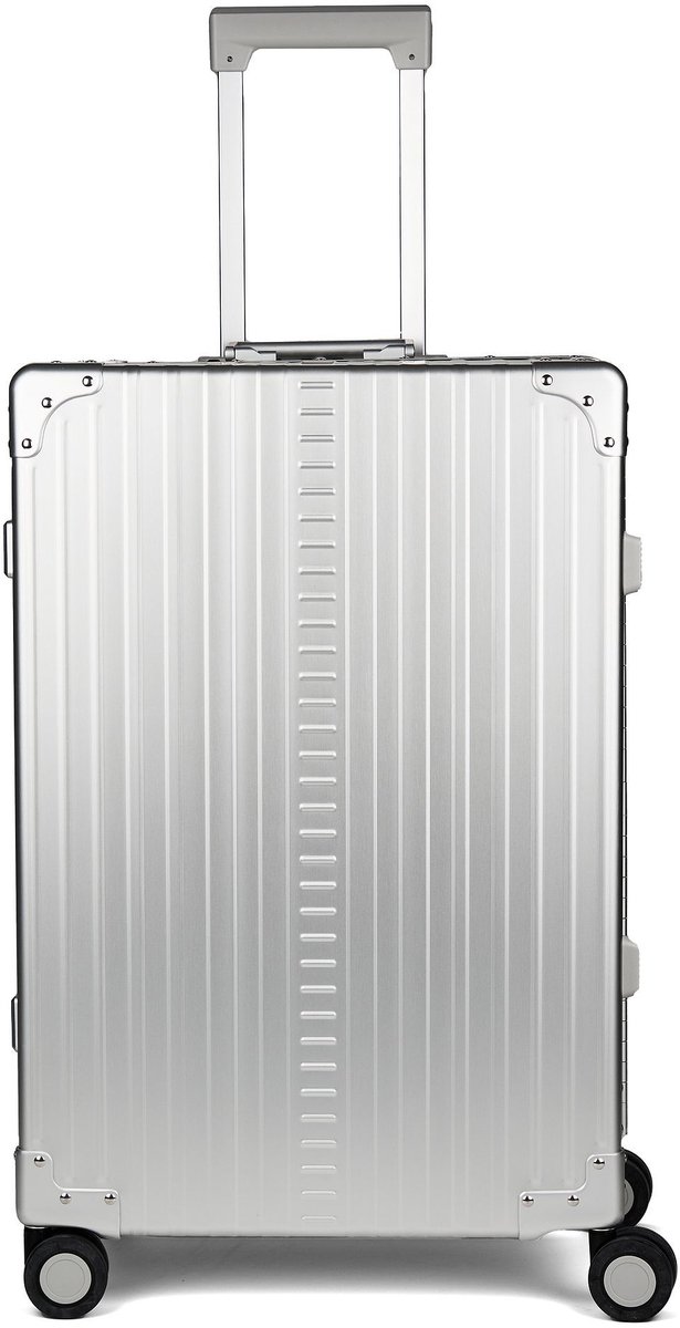 Aleon Traveler trolley met 4 wielen, Aluminium, 67 cm - Harde bagage - TSA slot - platinum 1