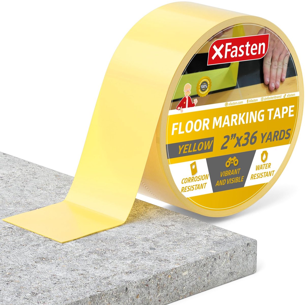 Elzusha - Gele Markeer Tape voor Industrieel Gebruik