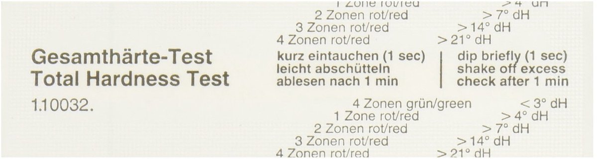 Elzusha - Waterteststrip voor Koffiemachines