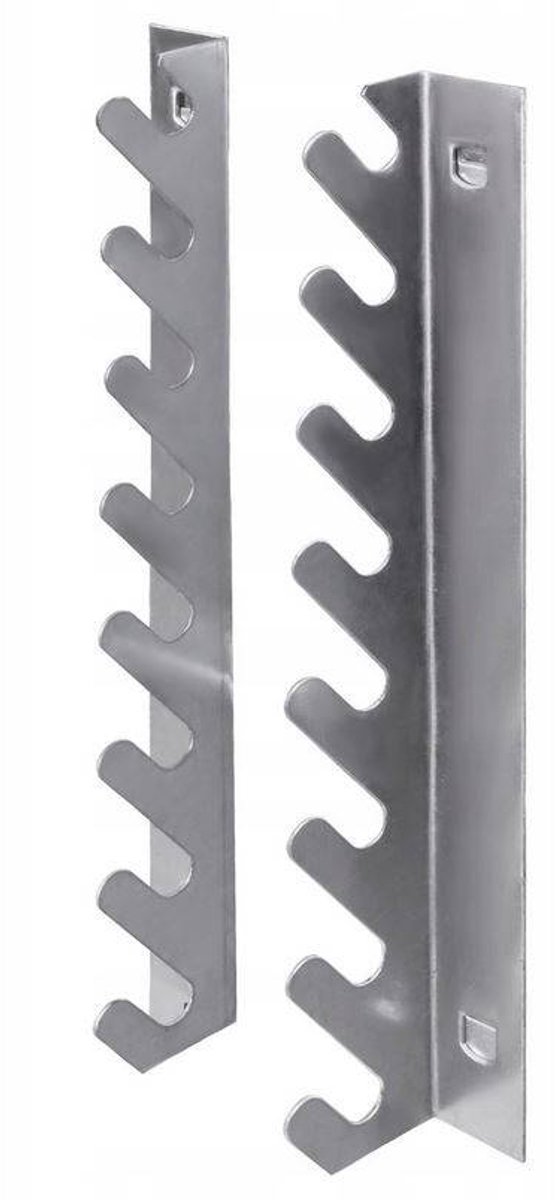 Set van 2 Tool Wall Panel Sleutelhaken - Metaal