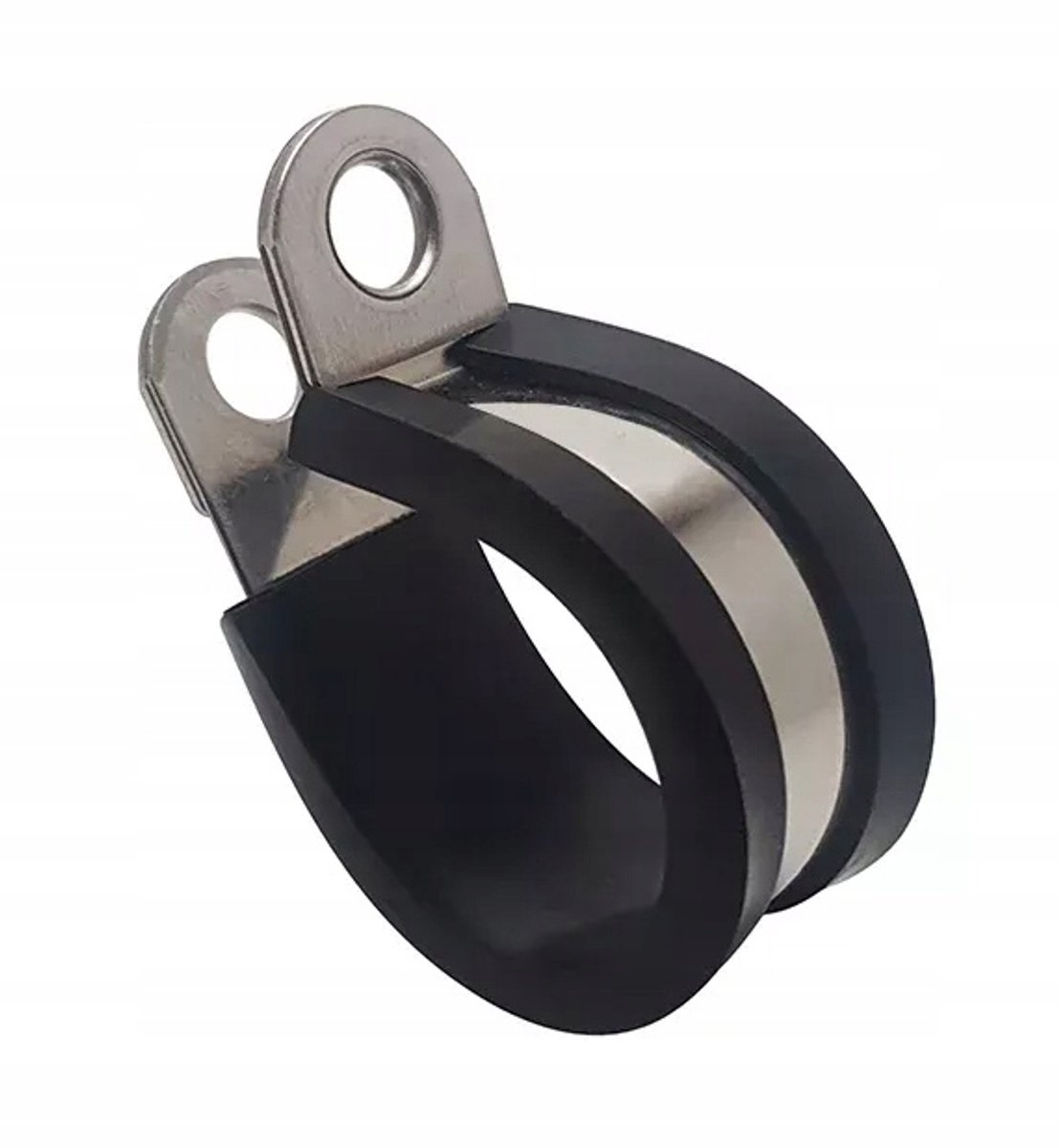 Rubber Clamp Bevestigingsklem 20x15mm - 1 Stuk