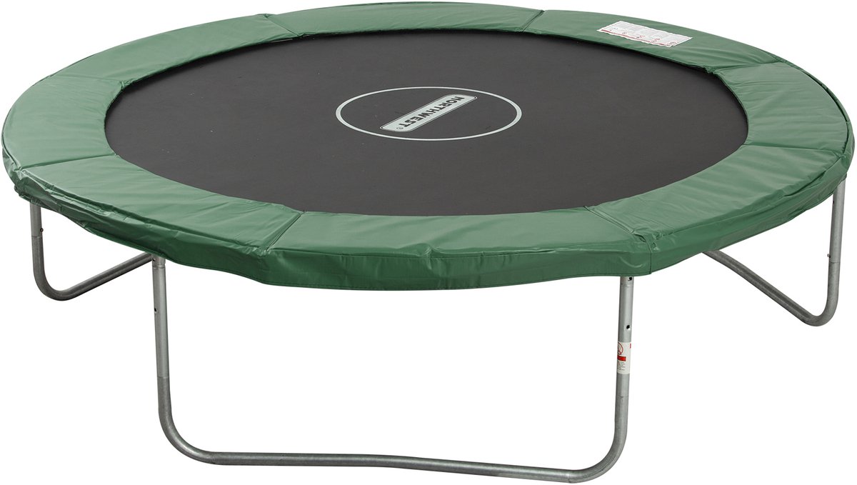 Trampoline randbescherming Ø305 cm breed-scheurvast-UV-bestendige veerbescherming-waterafstotend-trampolineaccessoire-randbescherming-veiligheidsnet-reserveonderdelen voor tuintrampolines-groen