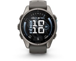 Garmin fēnix 9 - 43 mm - Multisport GPS Smartwatch - AMOLED-scherm - Titanium afwerking - Batterijduur tot 10 dagen