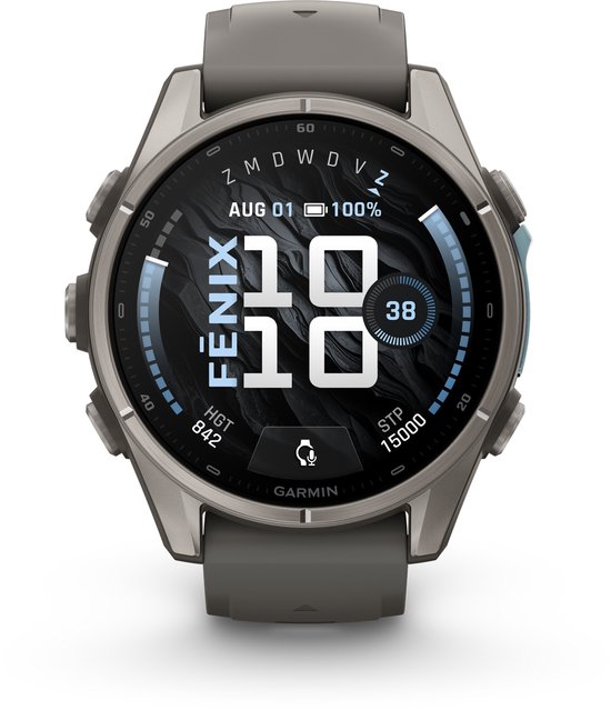 Garmin Fenix 9 Grijs 43mm