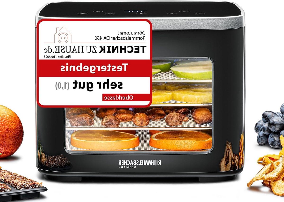 Voedseldroger - Drogertafel - Gezonde Snacks Maken - 99 Uur Timer - 02 m² Droogoppervlak - Zwart