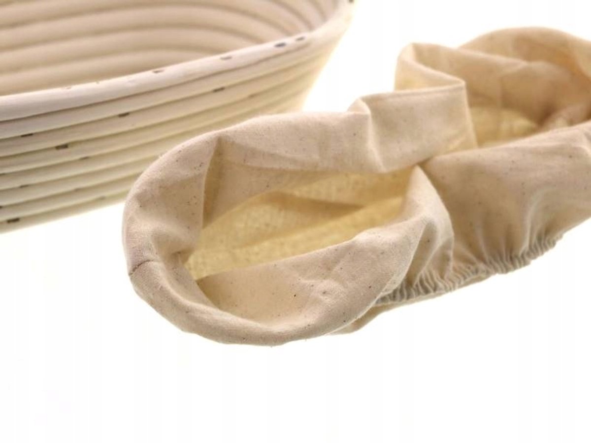 Rieten Broodmand Set - 2 Stuks 32x16 cm voor Brood Bakken
