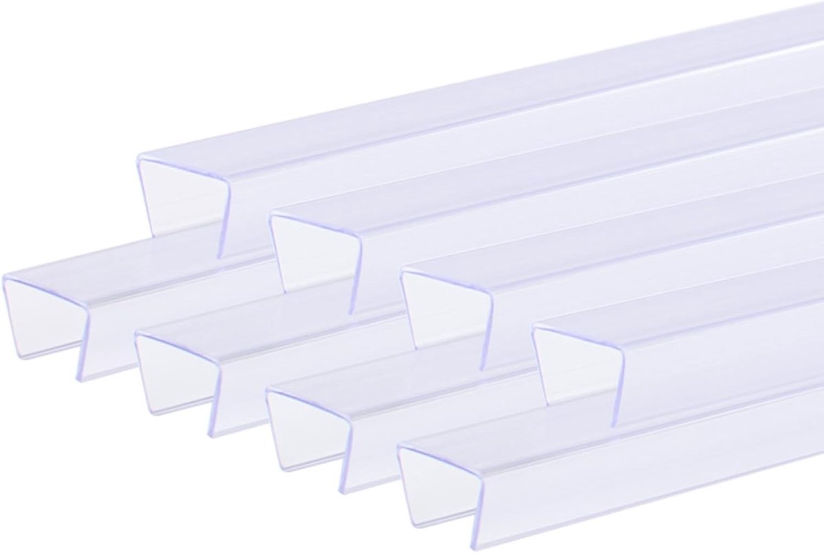 Slip On Cabinet Door Beschermers - 8 Stuks Duidelijke Plastic Hoekbeschermers voor Keukenkasten, Stoelen en Meubels tegen Schade en Slijtage