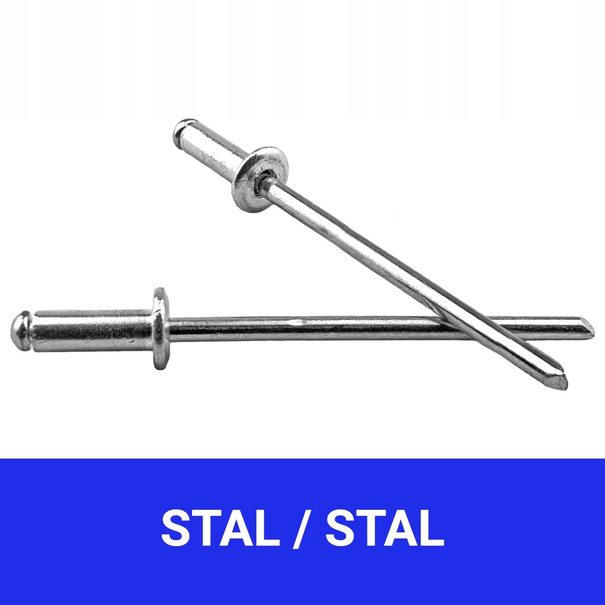 Blindklinknagels Staal/Staal 5x35mm - 150 Stuks