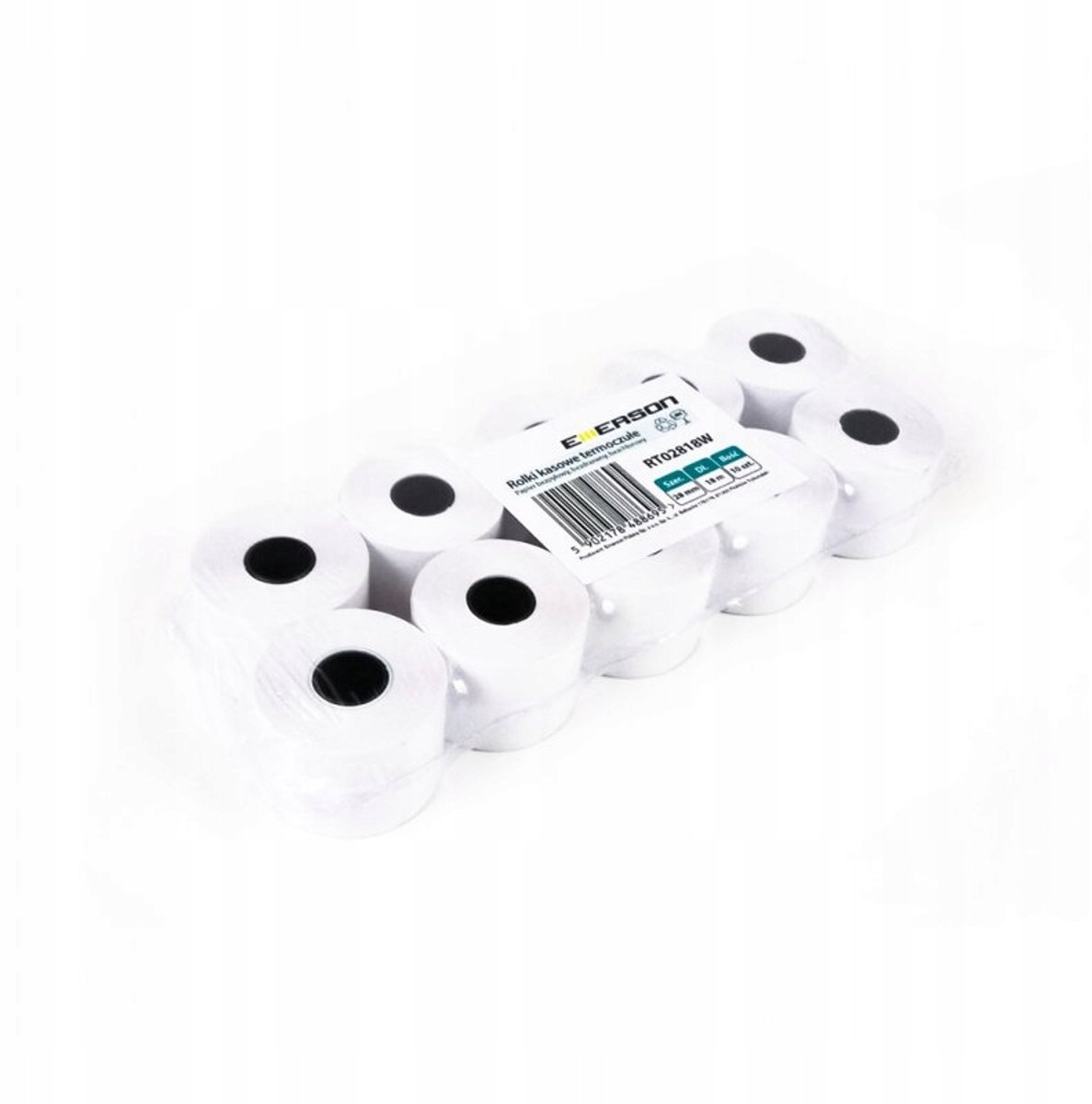 Emerson Thermische Kassarollen 28/18mm - 10 stuks