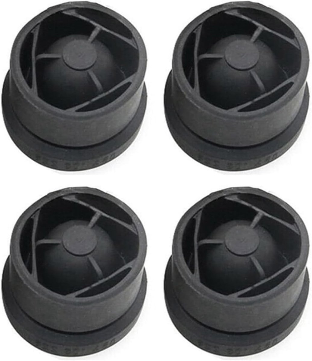 4 stuks motorkap schokdempers met rubberen buffers voor optimale demping en trillingsreductie, eenvoudig te installeren en duurzaam in gebruik