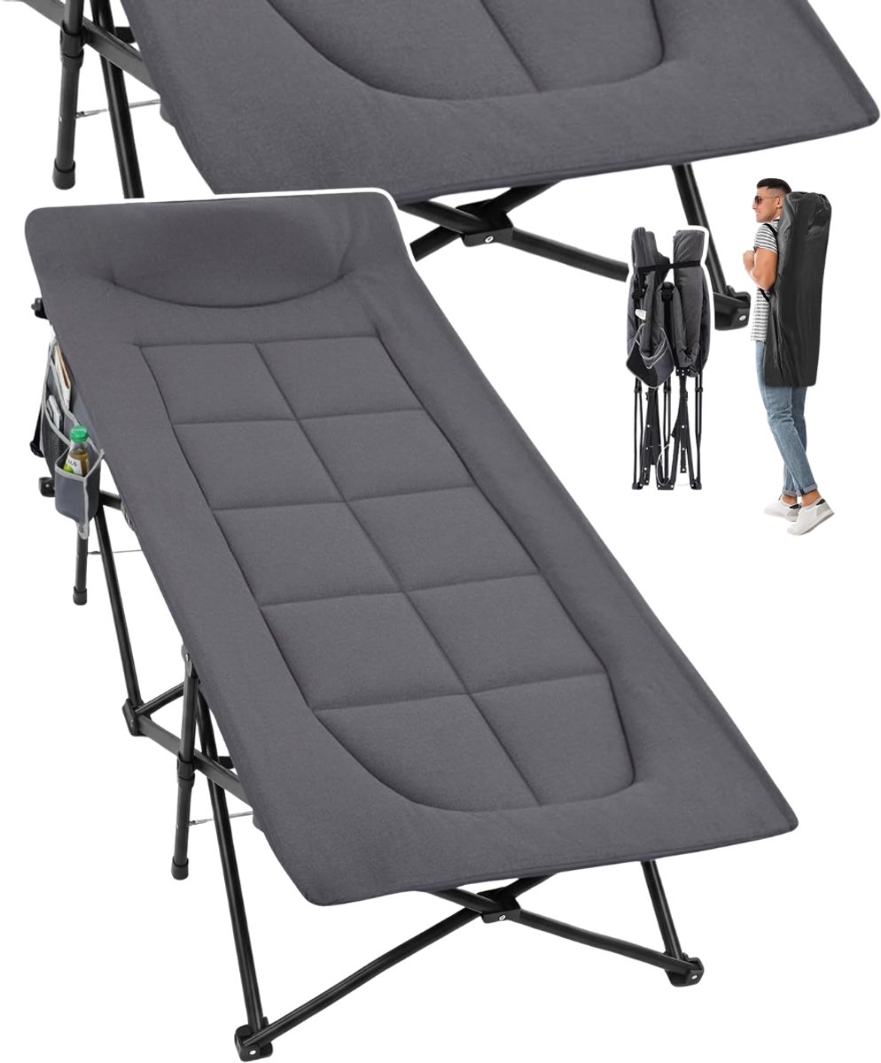 CRLYN® Veldbed - Kampeerbed - Vouwbed 1 Persoons - Logeerbed