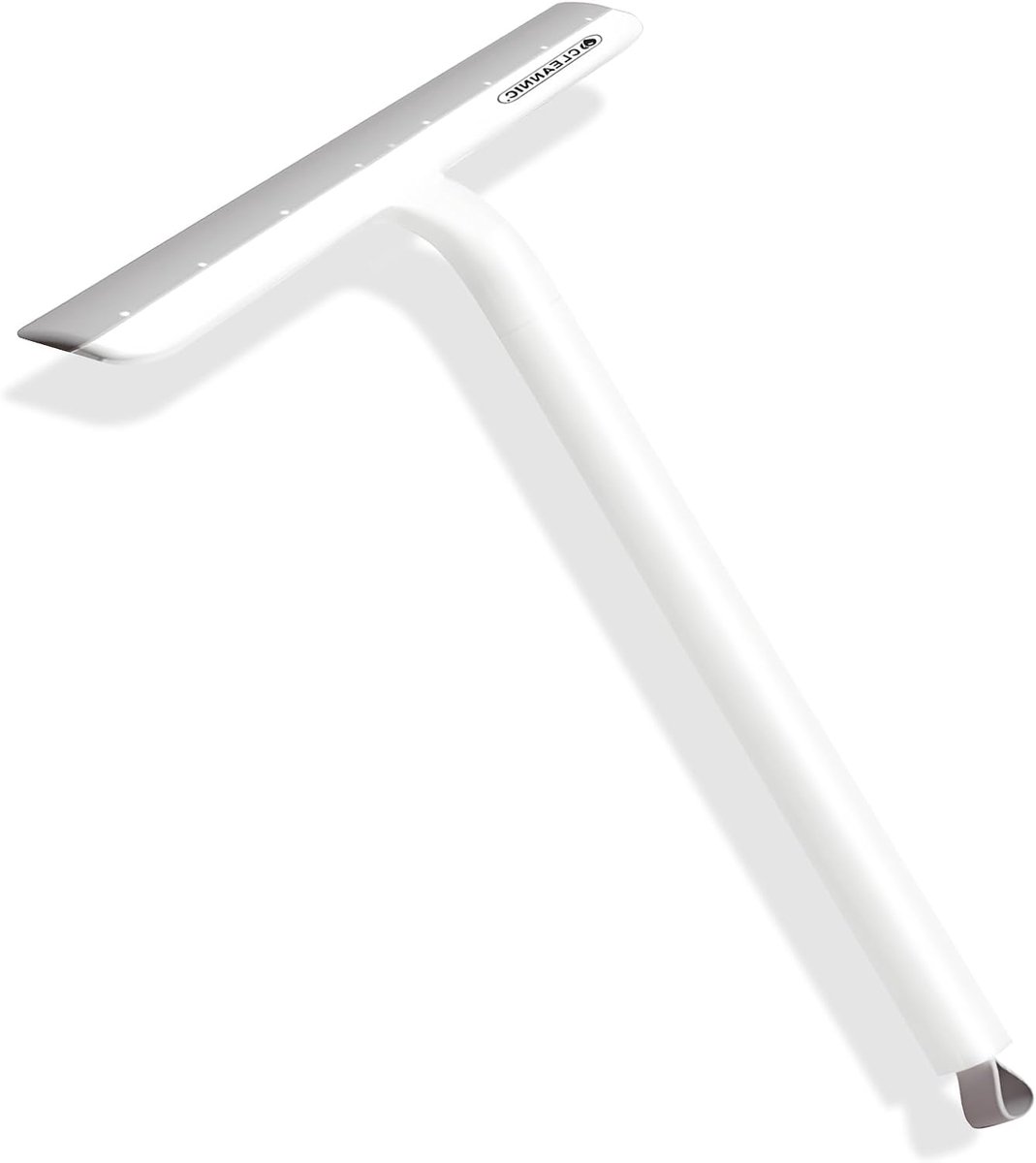 KZQ Uitschuifbare Douchewisser - Tot 120 CM - Wit - Vloertrekker - Raamwisser - Trekker Douche - Met Ophanghaak - Voor Glasdeuren Auto Tegels