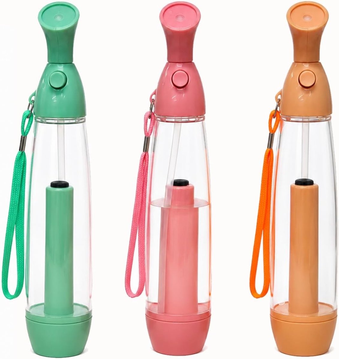 Set van 3 Draagbare Water Atomizers voor Vernevelen, Hydratatie en Verfrissing
